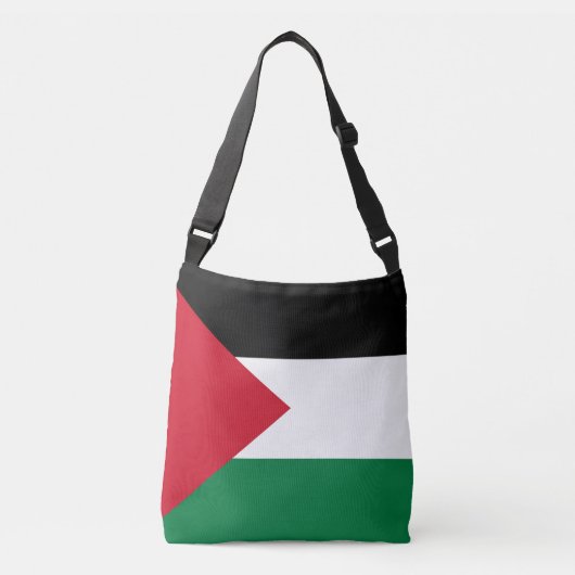 officieel de staatsvlag van Palestina Crossbody Tas (Voorkant)