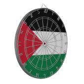 officieel de staatsvlag van Palestina Dartbord (Voorkant Links)