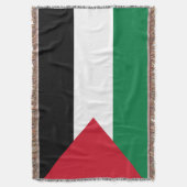 officieel de staatsvlag van Palestina Deken (Voorkant Verticaal)