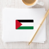officieel de staatsvlag van Palestina Etiket (Insitu)