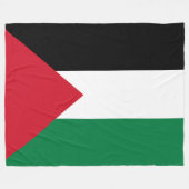officieel de staatsvlag van Palestina Fleece Deken (Voorkant (Horizontaal))