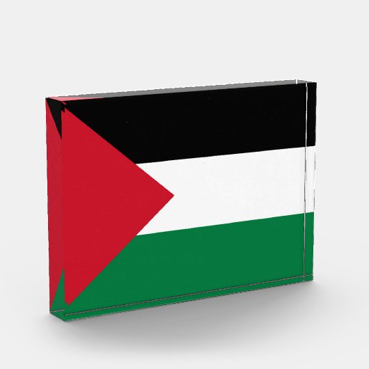 officieel de staatsvlag van Palestina Fotoblokken (Links)