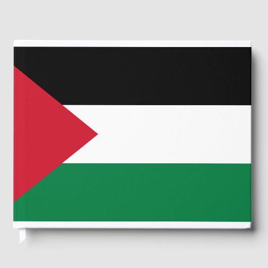 officieel de staatsvlag van Palestina Gastenboek (Voorkant)