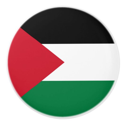 officieel de staatsvlag van Palestina Keramische Knop (Voorkant)