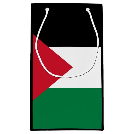 officieel de staatsvlag van Palestina Klein Cadeauzakje (Achterkant)