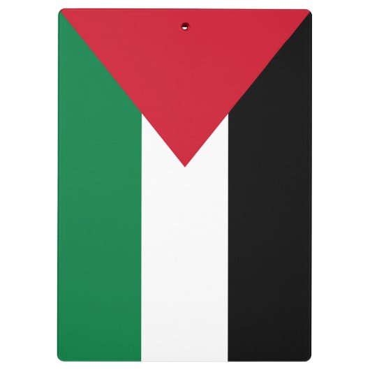 officieel de staatsvlag van Palestina Klembord (Achterkant)