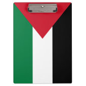 officieel de staatsvlag van Palestina Klembord (Voorkant)