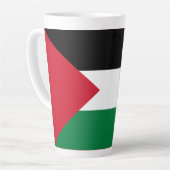 officieel de staatsvlag van Palestina Latte Mok (Linkerhoek)