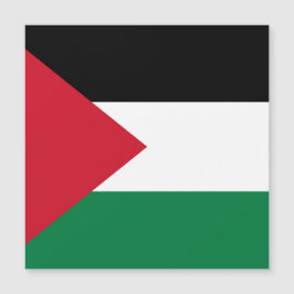 officieel de staatsvlag van Palestina Magnetische Uitnodiging