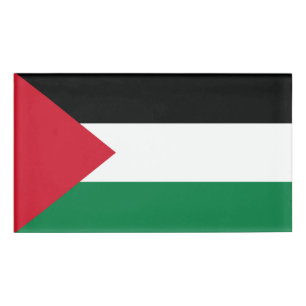 officieel de staatsvlag van Palestina Naambadge