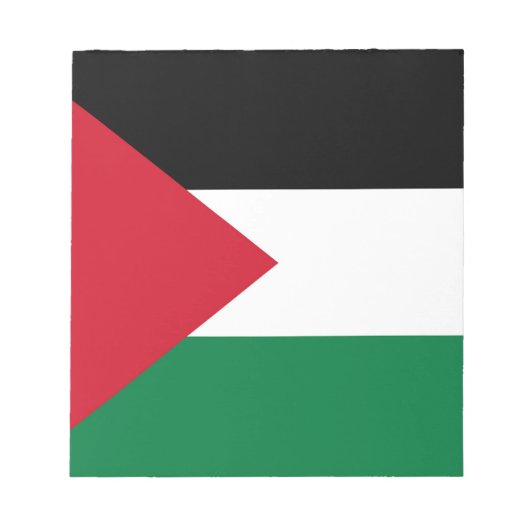 officieel de staatsvlag van Palestina Notitieblok (Voorkant)