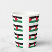 officieel de staatsvlag van Palestina Papieren Bekers (Links)