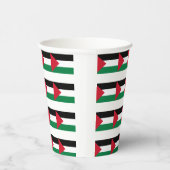 officieel de staatsvlag van Palestina Papieren Bekers (Rechts)