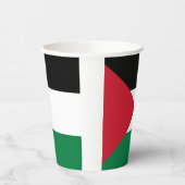 officieel de staatsvlag van Palestina Papieren Bekers (Links)