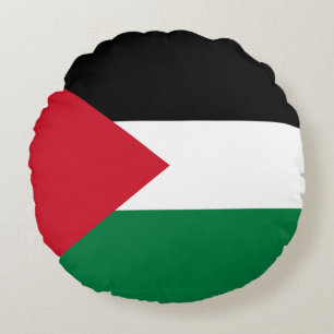 officieel de staatsvlag van Palestina Rond Kussen