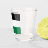 officieel de staatsvlag van Palestina Shot Glas (Rechts)