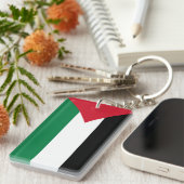 officieel de staatsvlag van Palestina Sleutelhanger (Voorkant Rechts)
