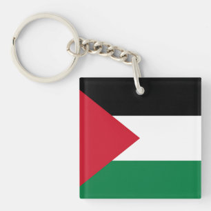 officieel de staatsvlag van Palestina Sleutelhanger