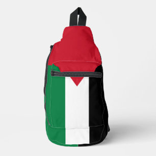 officieel de staatsvlag van Palestina Sling Bag