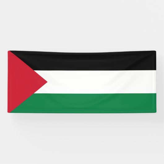 officieel de staatsvlag van Palestina Spandoek (Horizontaal)