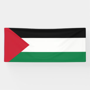officieel de staatsvlag van Palestina Spandoek
