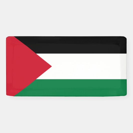 officieel de staatsvlag van Palestina Spandoek (Horizontaal)