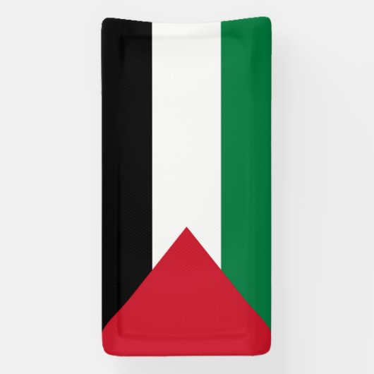 officieel de staatsvlag van Palestina Spandoek (Verticaal)