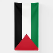 officieel de staatsvlag van Palestina Spandoek (Verticaal)