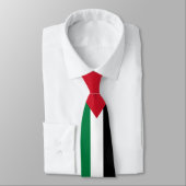 officieel de staatsvlag van Palestina Stropdas (Gebonden)