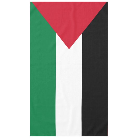 officieel de staatsvlag van Palestina Tafelkleed (Voorkant)