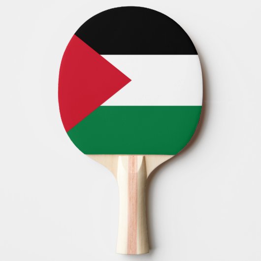 officieel de staatsvlag van Palestina Tafeltennisbatje (Voorkant)