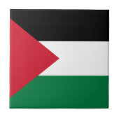 officieel de staatsvlag van Palestina Tegeltje (Voorkant)