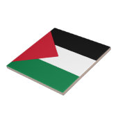 officieel de staatsvlag van Palestina Tegeltje (Zijkant)