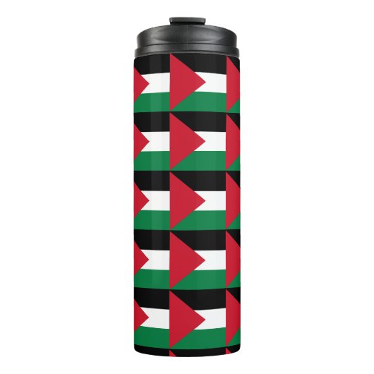 officieel de staatsvlag van Palestina Thermosbeker (Voorkant)