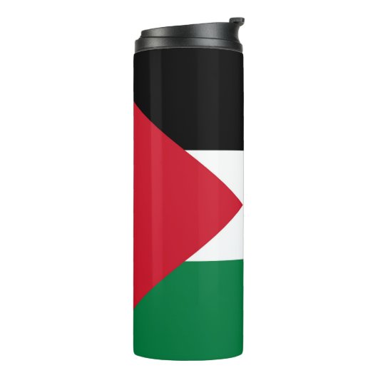 officieel de staatsvlag van Palestina Thermosbeker (Gedraaid links)