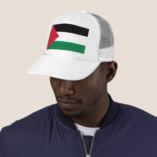 officieel de staatsvlag van Palestina Trucker Pet (In situ)