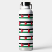 officieel de staatsvlag van Palestina Waterfles (Achterkant)