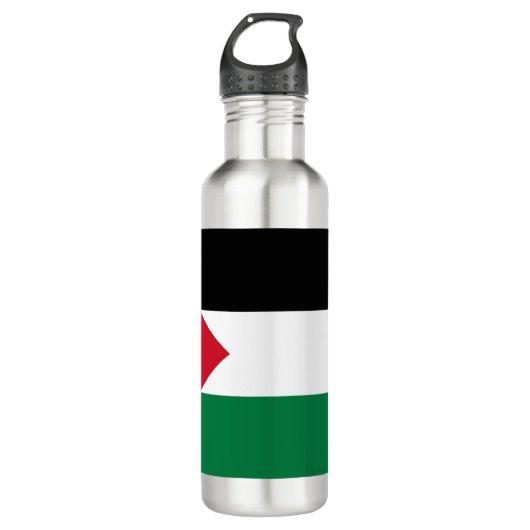 officieel de staatsvlag van Palestina Waterfles (Voorkant)