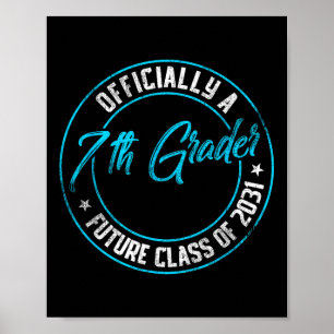 Officieel een 7e grader Future CL 2031 Eerste dag Poster