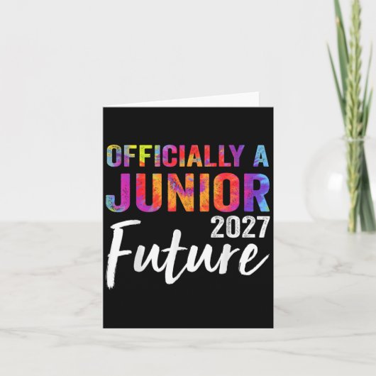 Officieel een Junior Future CL van 2027 Tie Dye Kaart (Voorkant)