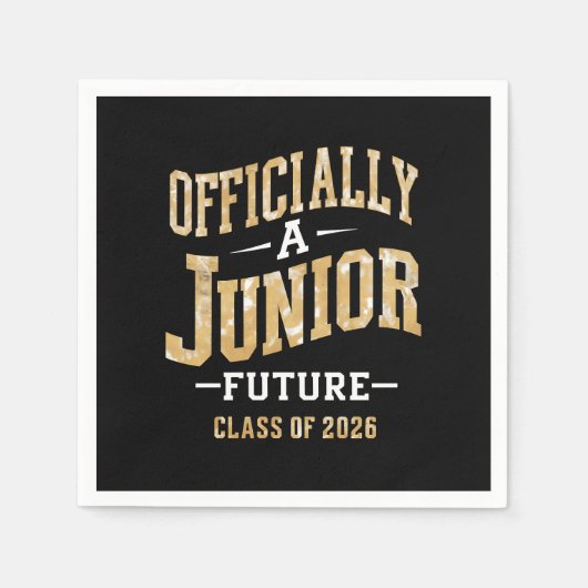 Officieel een Junior Future Class van 2026 Servet (Voorkant)