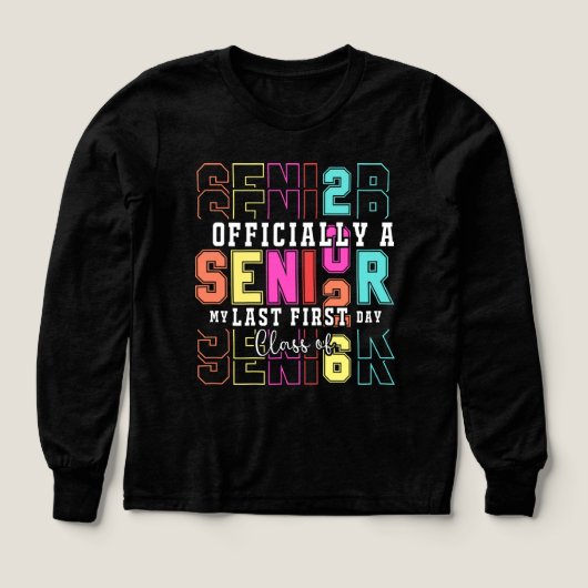 Officieel een senior 2026 Mijn laatste eerste dag (Voorkant)