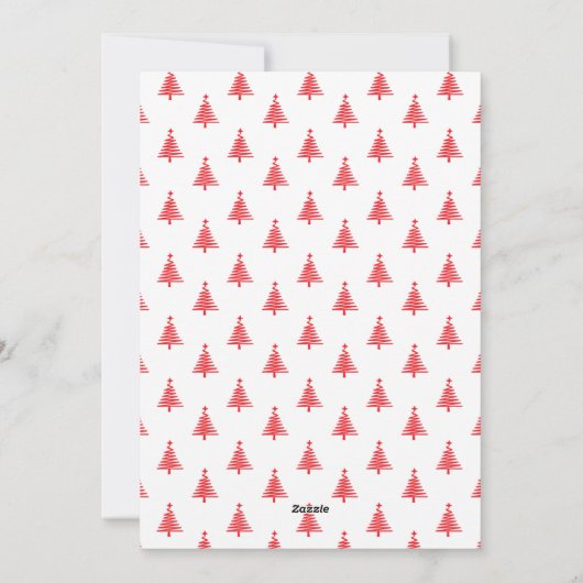 Officieel een vrolijke kleine kerstfoto feestdagenkaart (Achterkant)