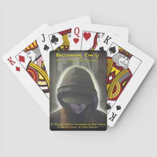 Officieel Emily Poster wordt op Pokerkaarten (Achterkant)