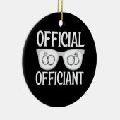 Officieel functionaris Weddenschap Officieel voors Keramisch Ornament (Rechts)