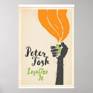 Officieel Gelicentieerde Peter Tosh Legalize it Mu Poster