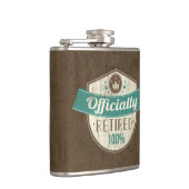 Officieel gepensioneerd, 100 %  pensioen heupfles (Rechts)