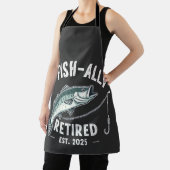 Officieel gepensioneerd 2025 Fisher Dad pensioen Schort (Insitu)