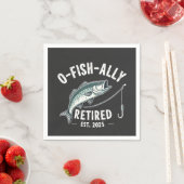 Officieel gepensioneerd 2025 Fisher Dad pensioen Servet (Insitu)