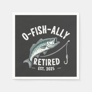 Officieel gepensioneerd 2025 Fisher Dad pensioen Servet